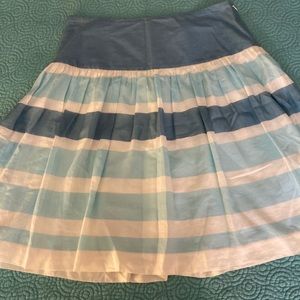 Striped blue skirt